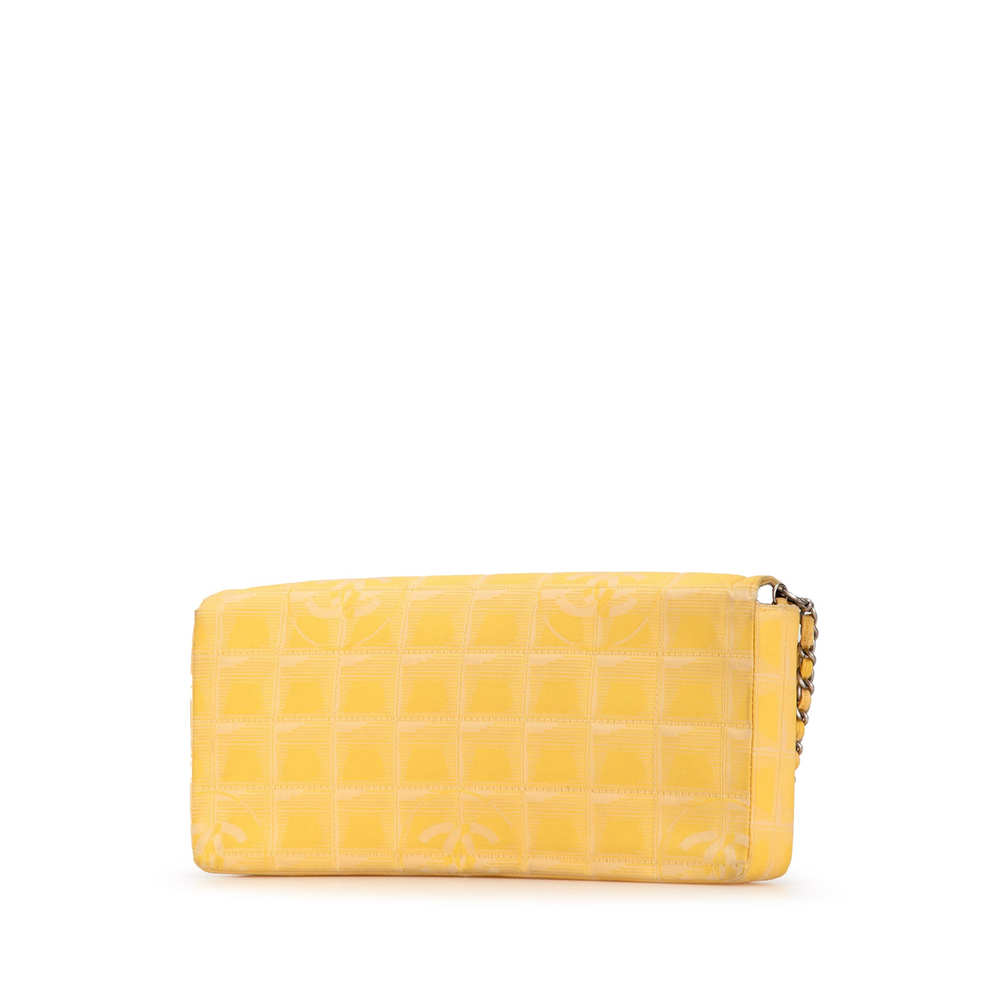 Chanel | Pre-Owned New Travel Line Nylon East West Flap | Yellow