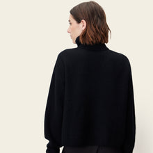 Womens | Ellie Chunky Cashmere Turtleneck | Black
