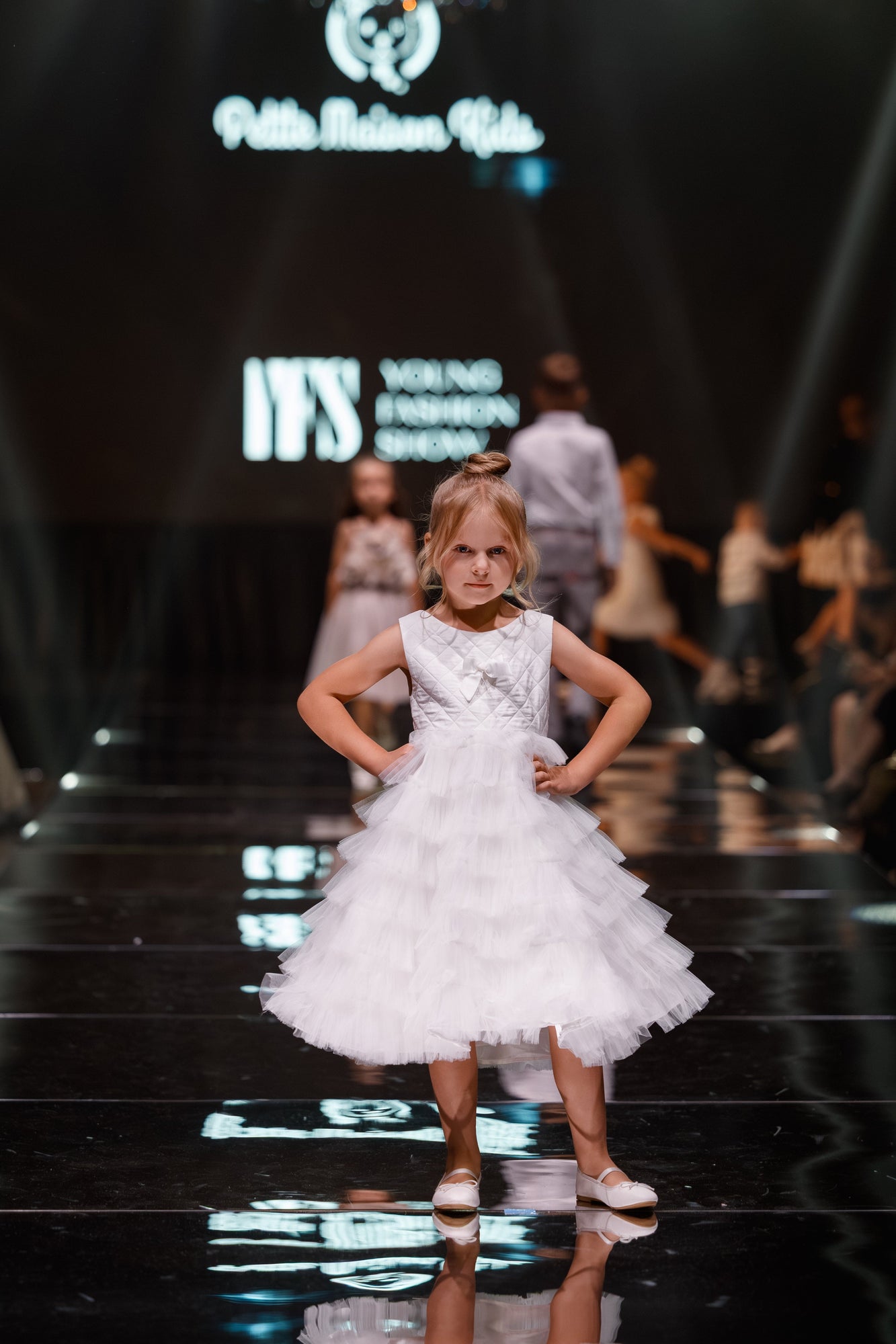 Girl | Poppy Quilted Dress | White