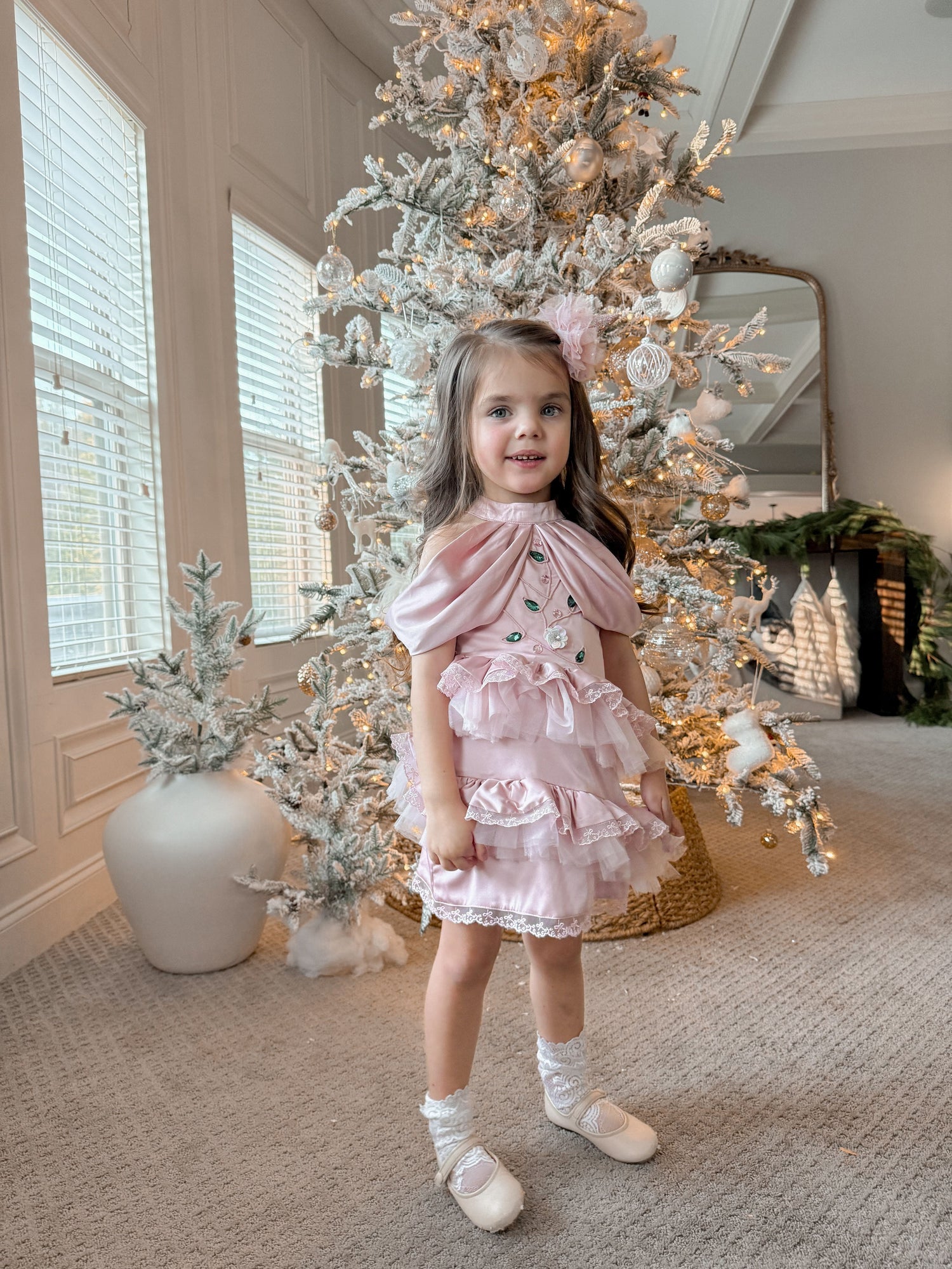Girl | Satin Ballerina Dress | Pink