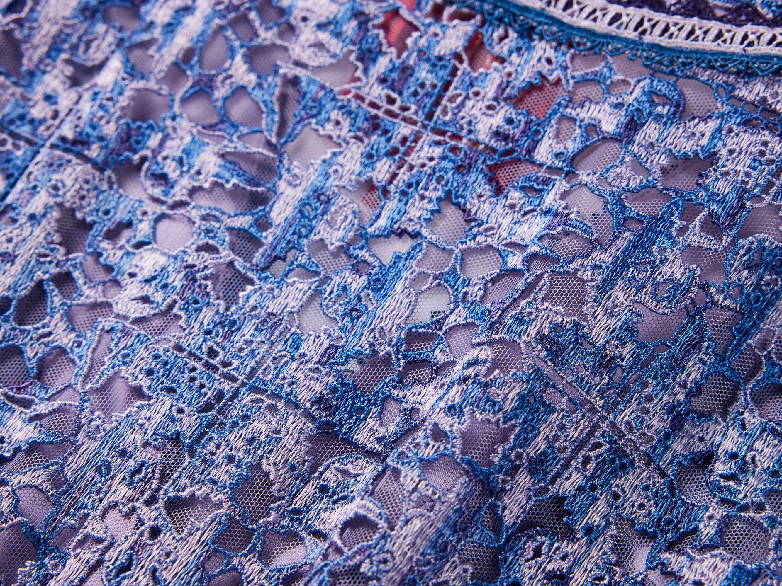 Tweed-Style Jacket | Blue