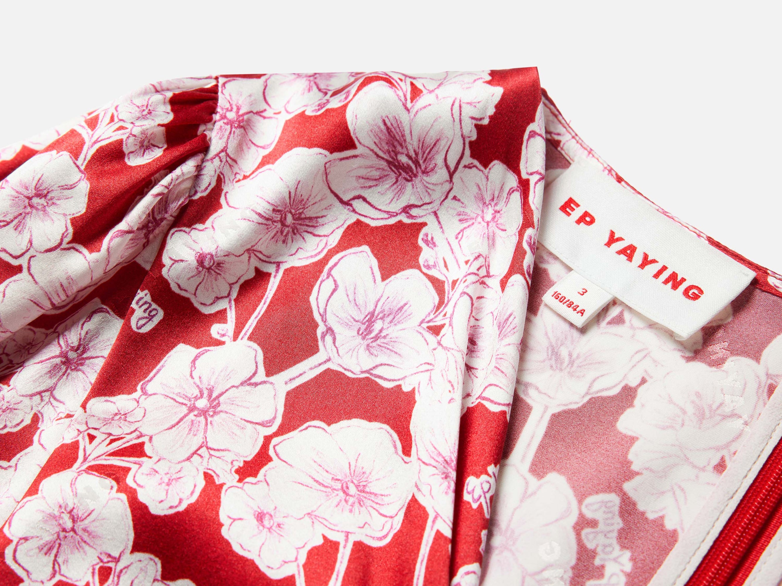 Floral Print Dress | Red