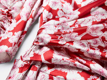 Floral Print Dress | Red