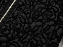Cropped Quilted Jacket | Black