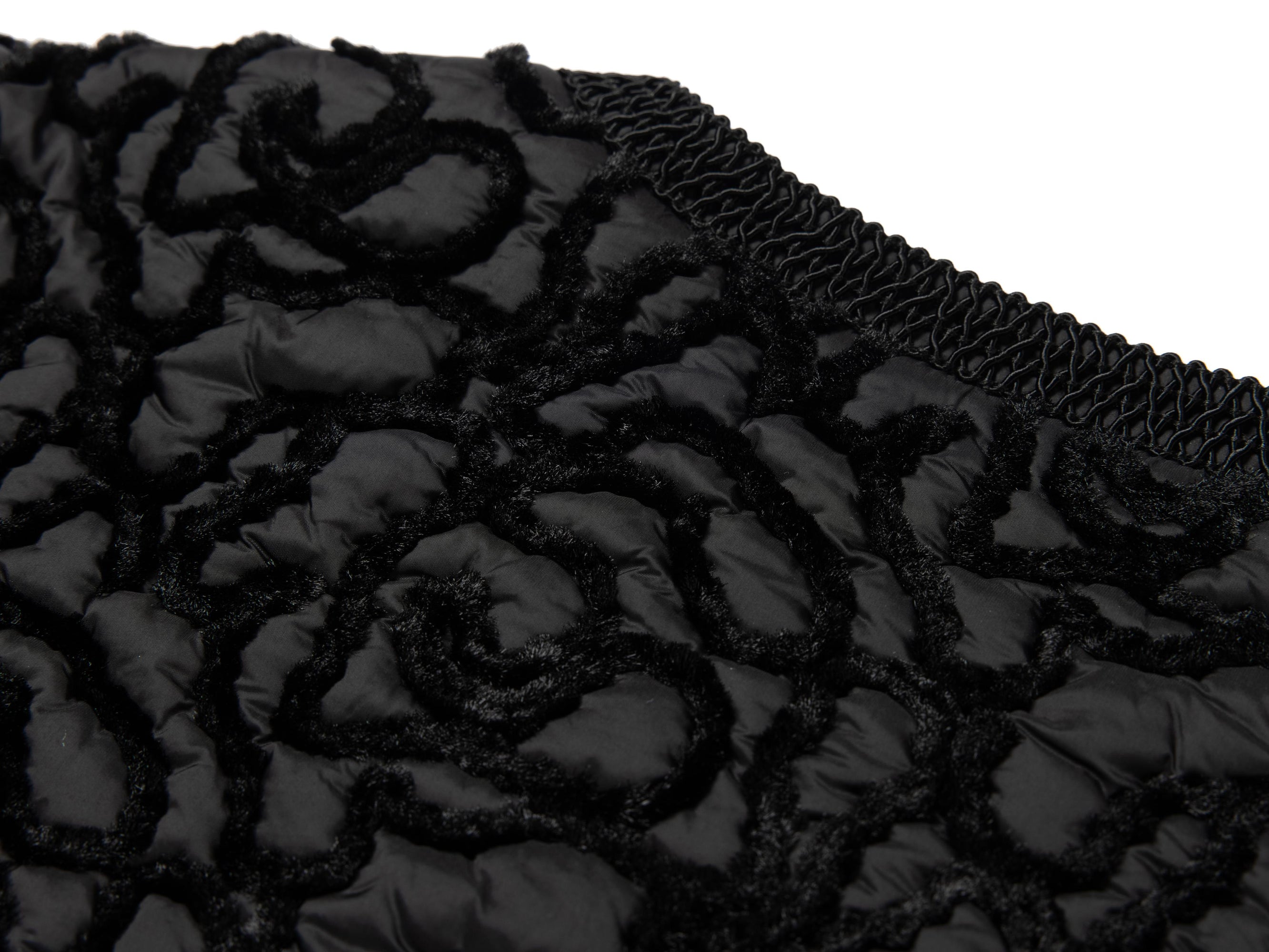 Cropped Quilted Jacket | Black