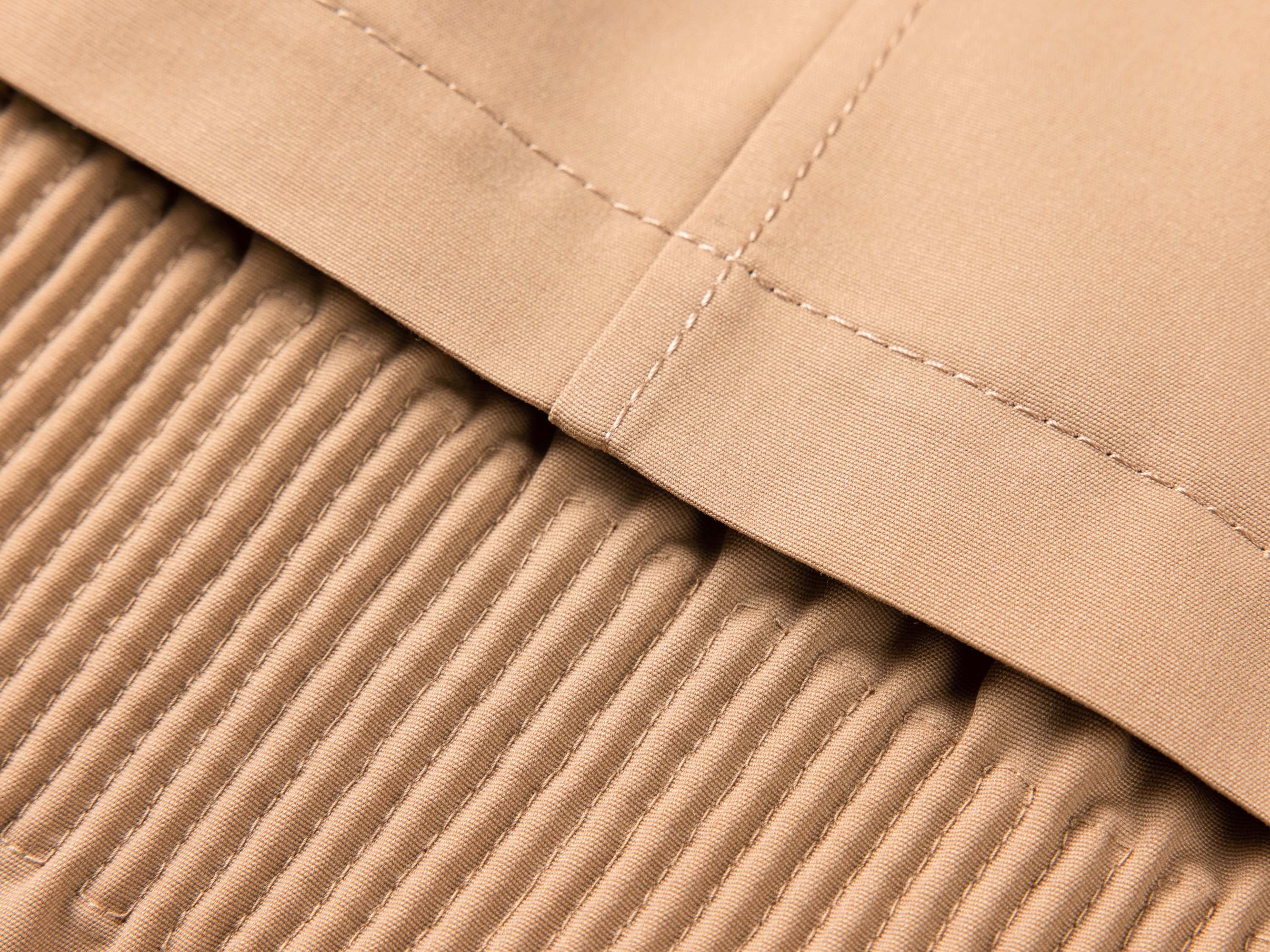 hooded trench coat | Beige