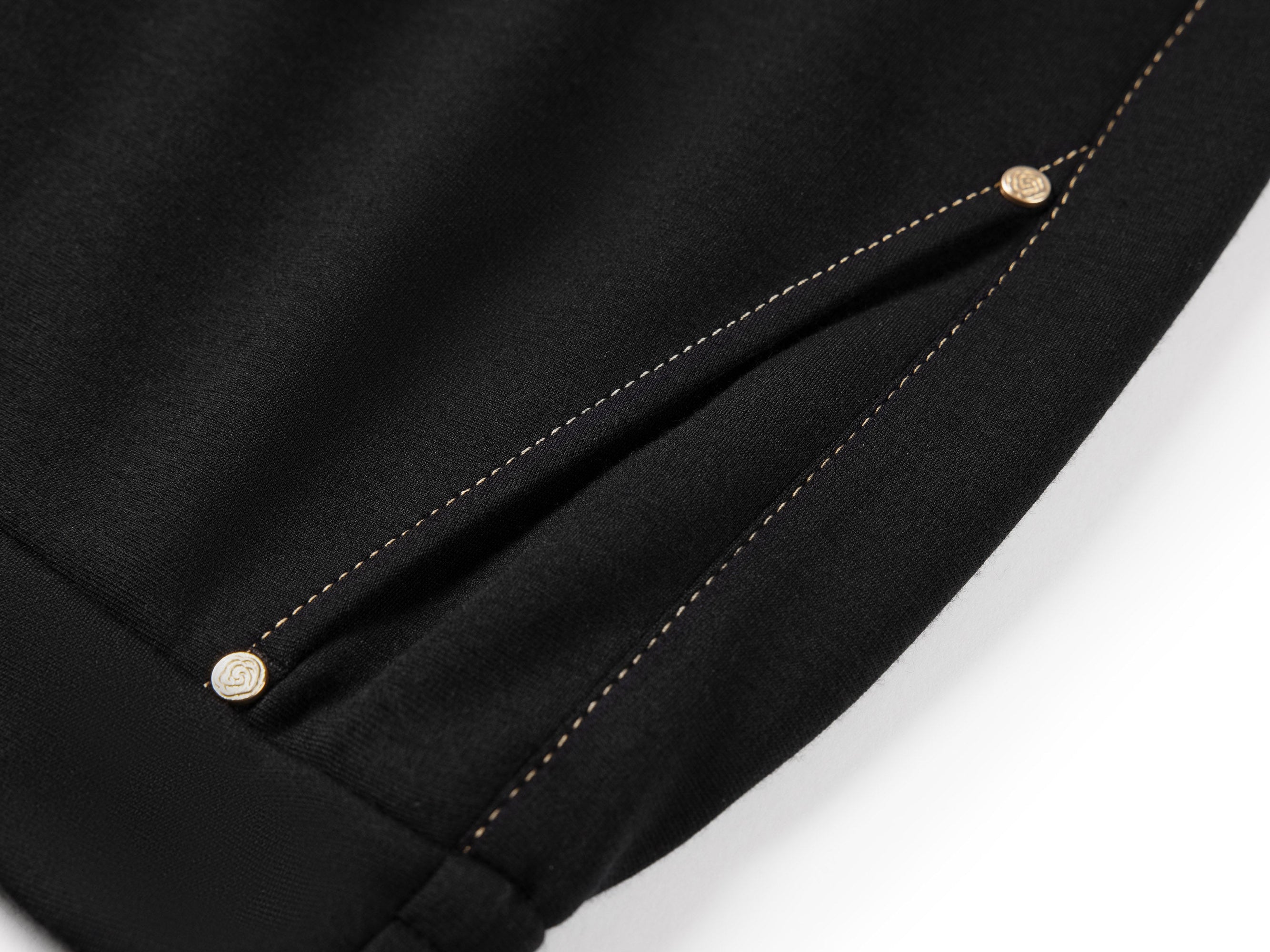 Straight Leg Trouser | Black