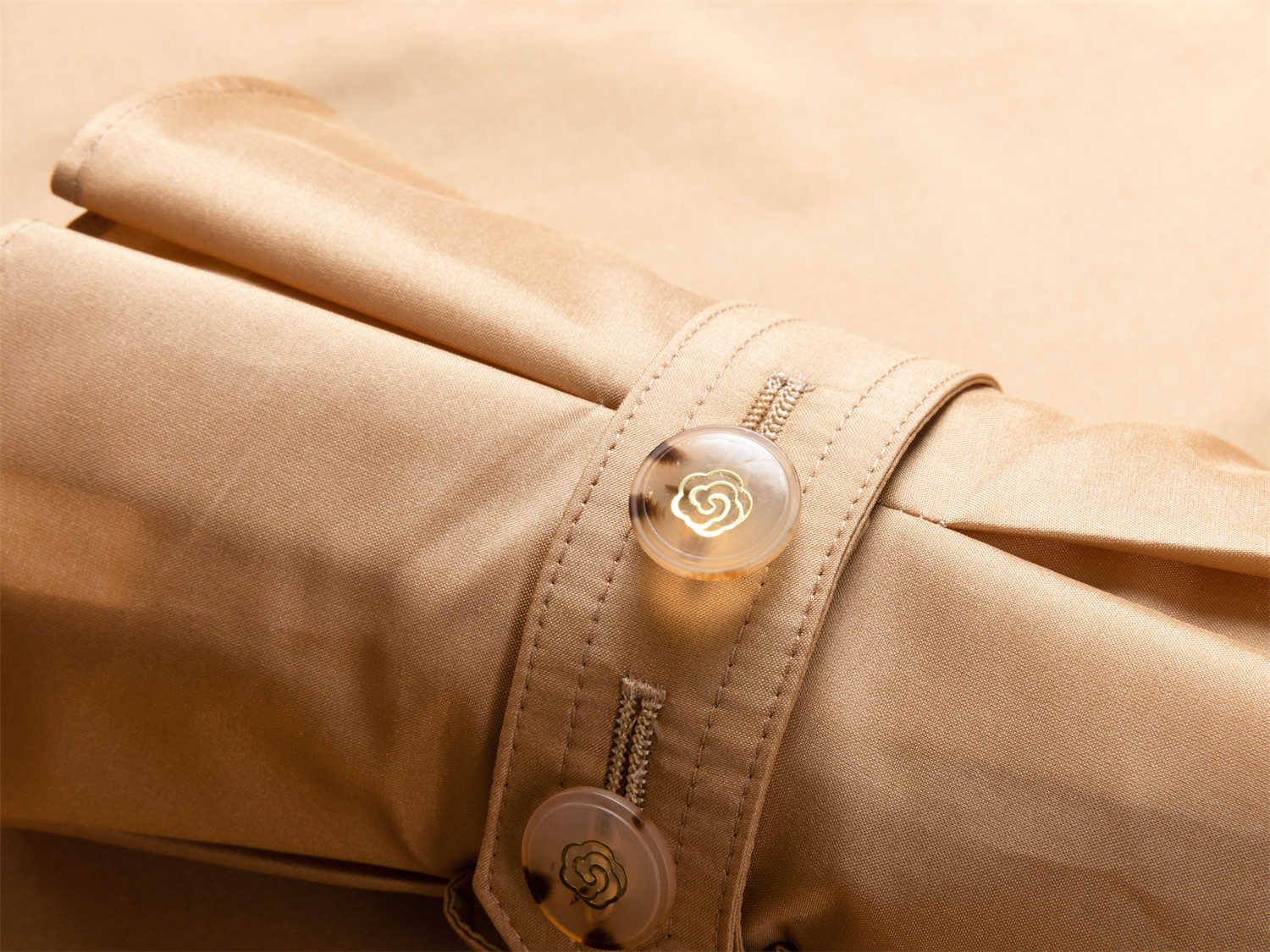 Mulberry Long Trench Coat | Khaki