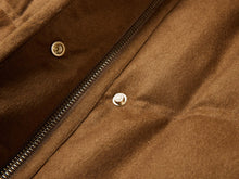 Long Cashmere Down Jacket | Brown