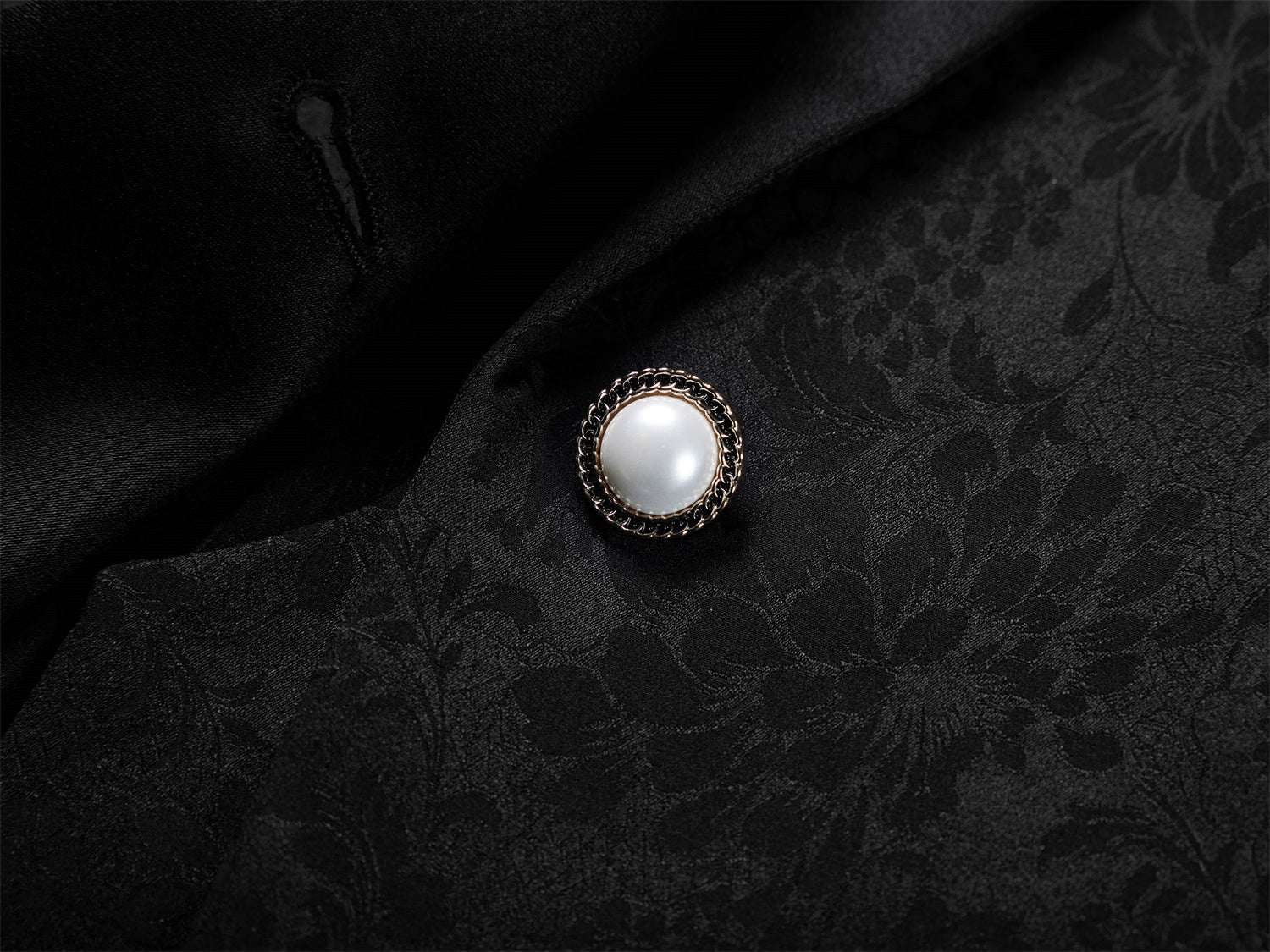 Silk Semi-Sheer Blazer | Black