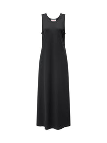 Minimalist Sleeveless Dress | Black