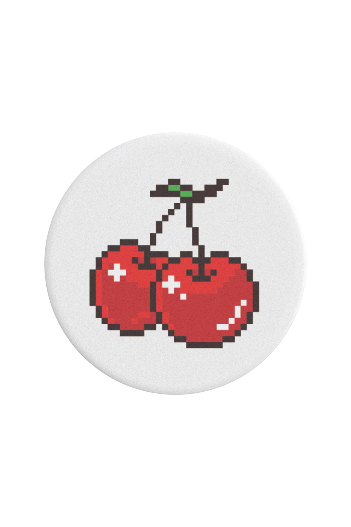 8 Bit Cherries | White
