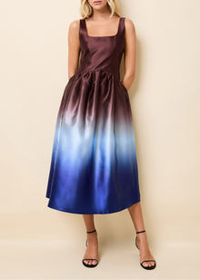 Womens | Gianna Dress | Ombre Twilight/Raisin Brown
