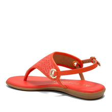 Conclusion Sandal Flat | Orange Basket Raffia