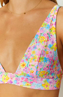 9.0 Swim Byron Bikini Top | Painted Floral