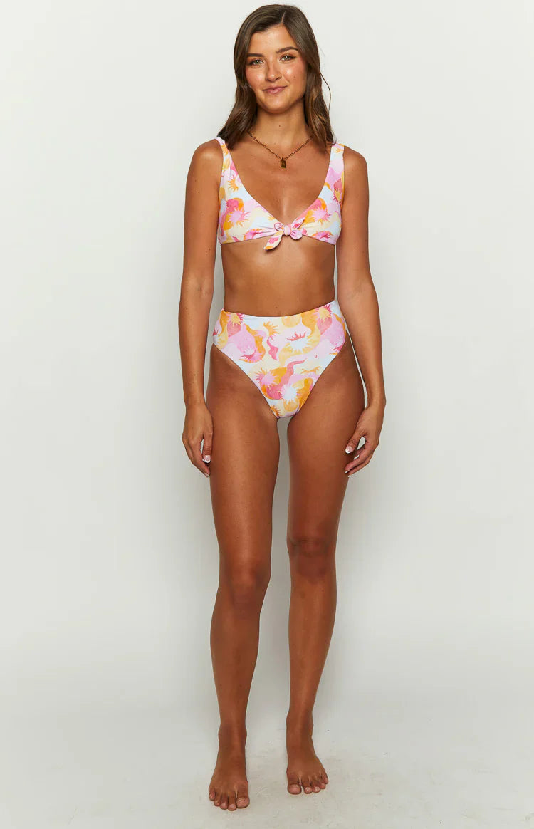 9.0 Swim St Lucia Wavy Sun Bikini Top | Multi Print