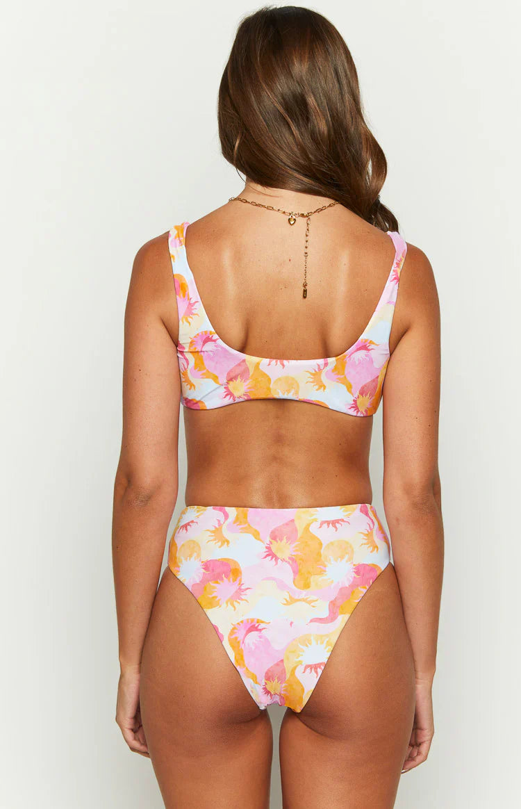 9.0 Swim St Lucia Wavy Sun Bikini Top | Multi Print