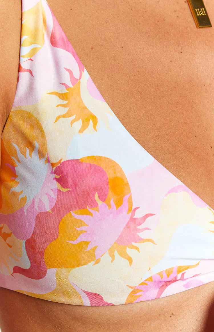9.0 Swim St Lucia Wavy Sun Bikini Top | Multi Print
