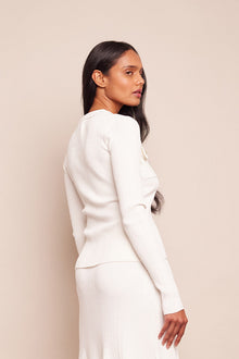Belleport Top | Ivory | Ivory