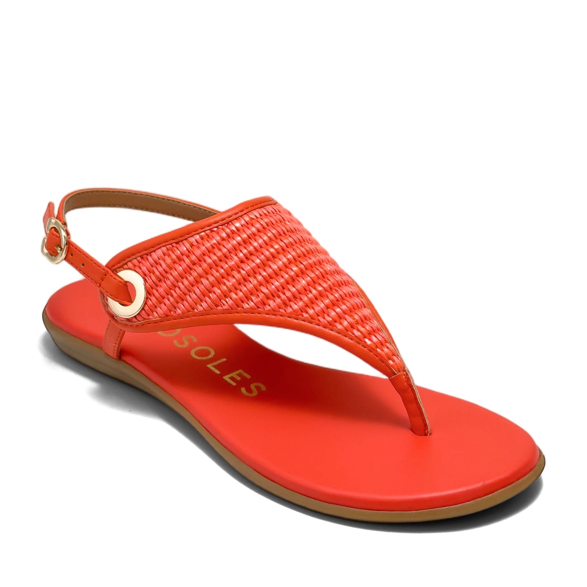 Conclusion Sandal Flat | Orange Basket Raffia