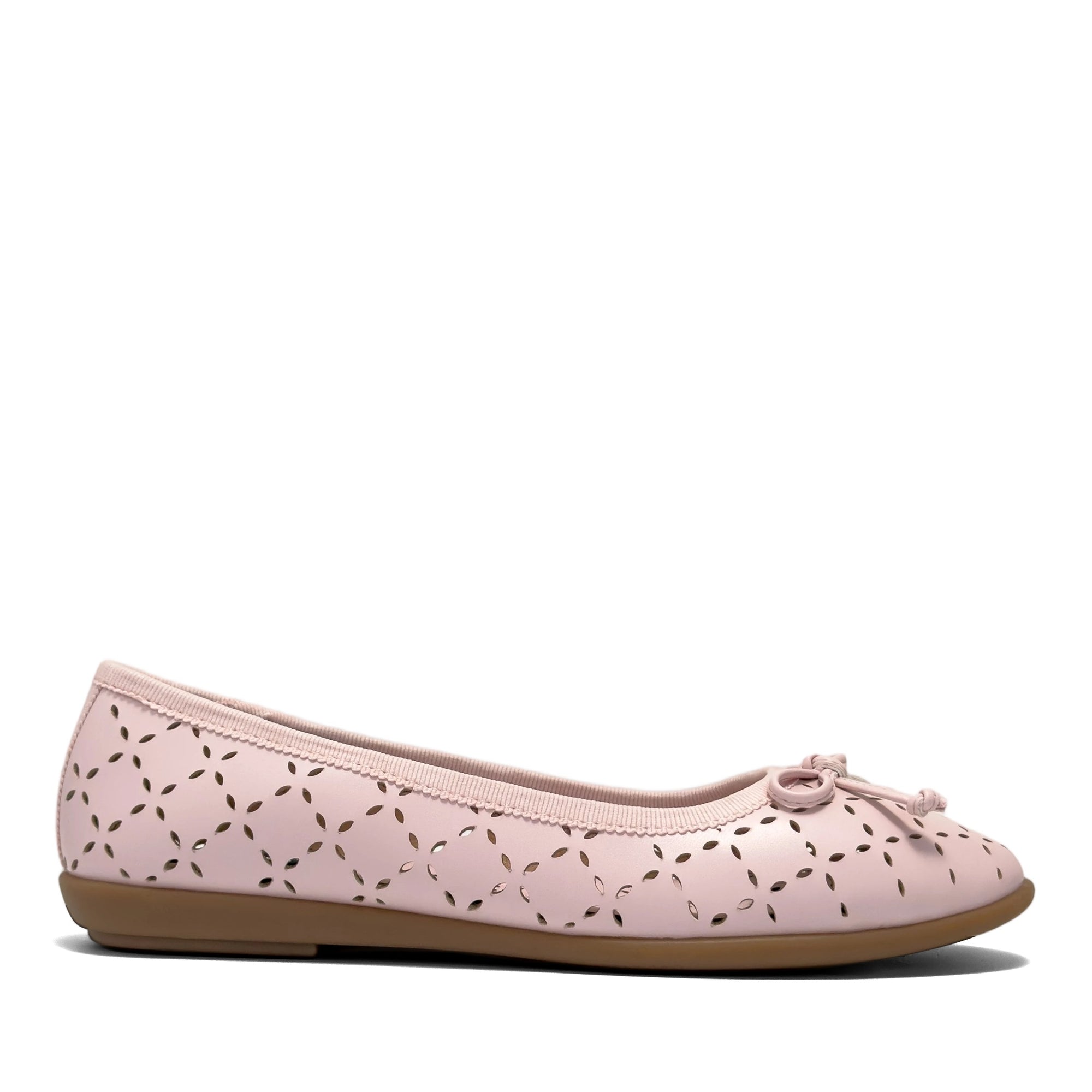 Beyla Casual Flat | Rose Faux Nappa