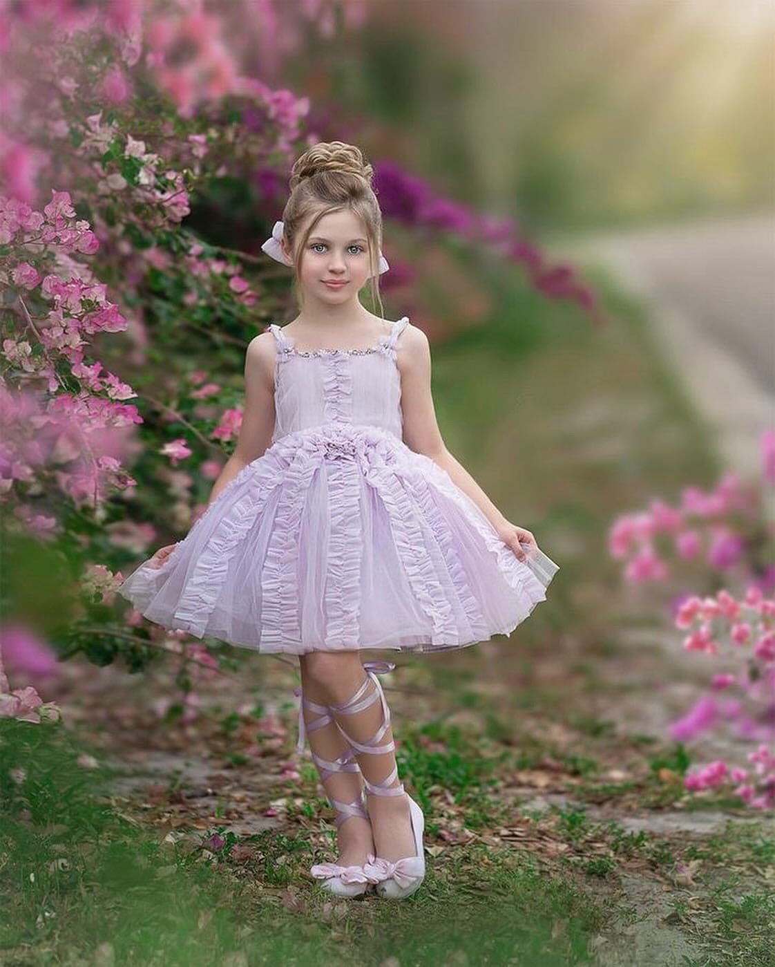 Girl | Ariel Tulle Dress | Lavender