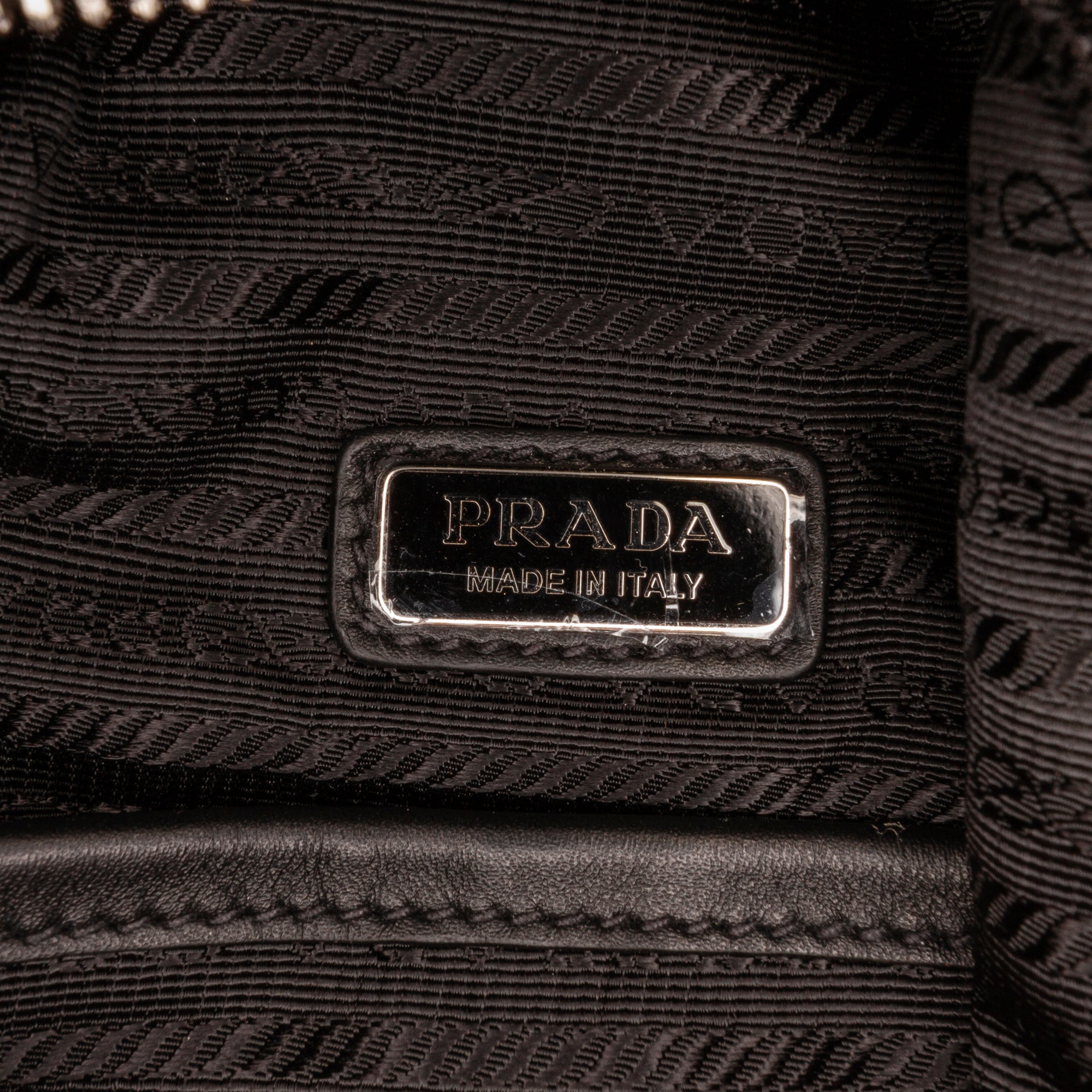 Prada | Pre-Owned Cross Leather Bag | Black