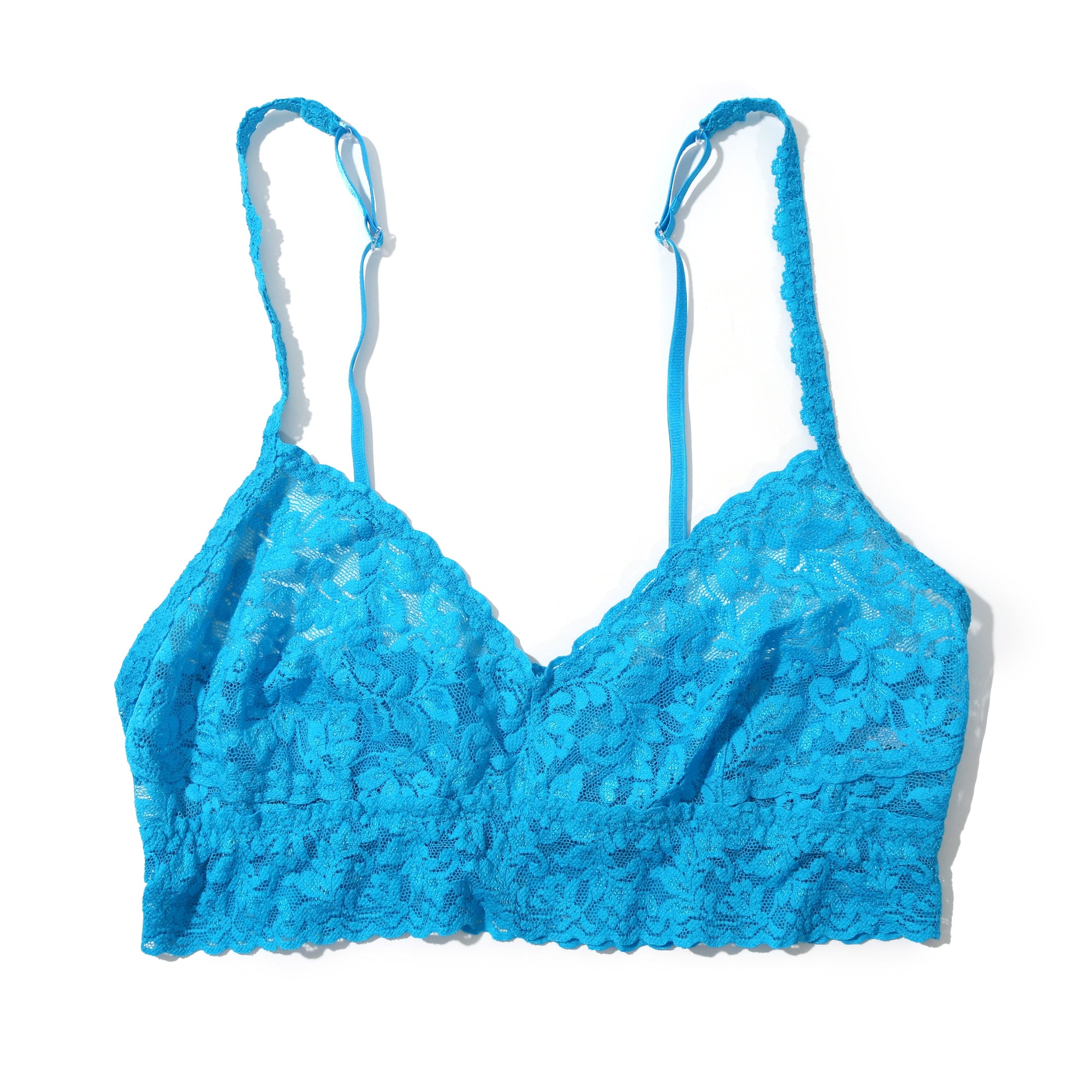 Vneck Retro Bralette | Ocean Eyes Blue