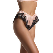 Victoria Flutter Tanga | Lexi Blush/Black