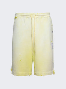 Men | Maison MIHARA YASUHIRO | Sun Faded Shorts | Yellow