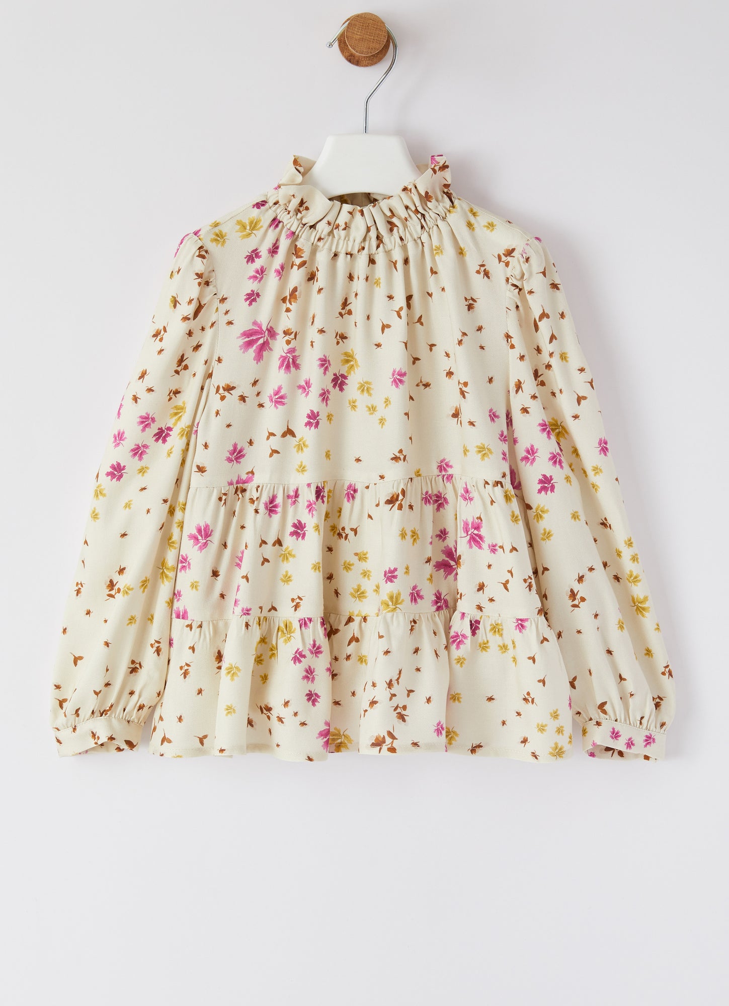 Floral Shirt with Flounces | Birch