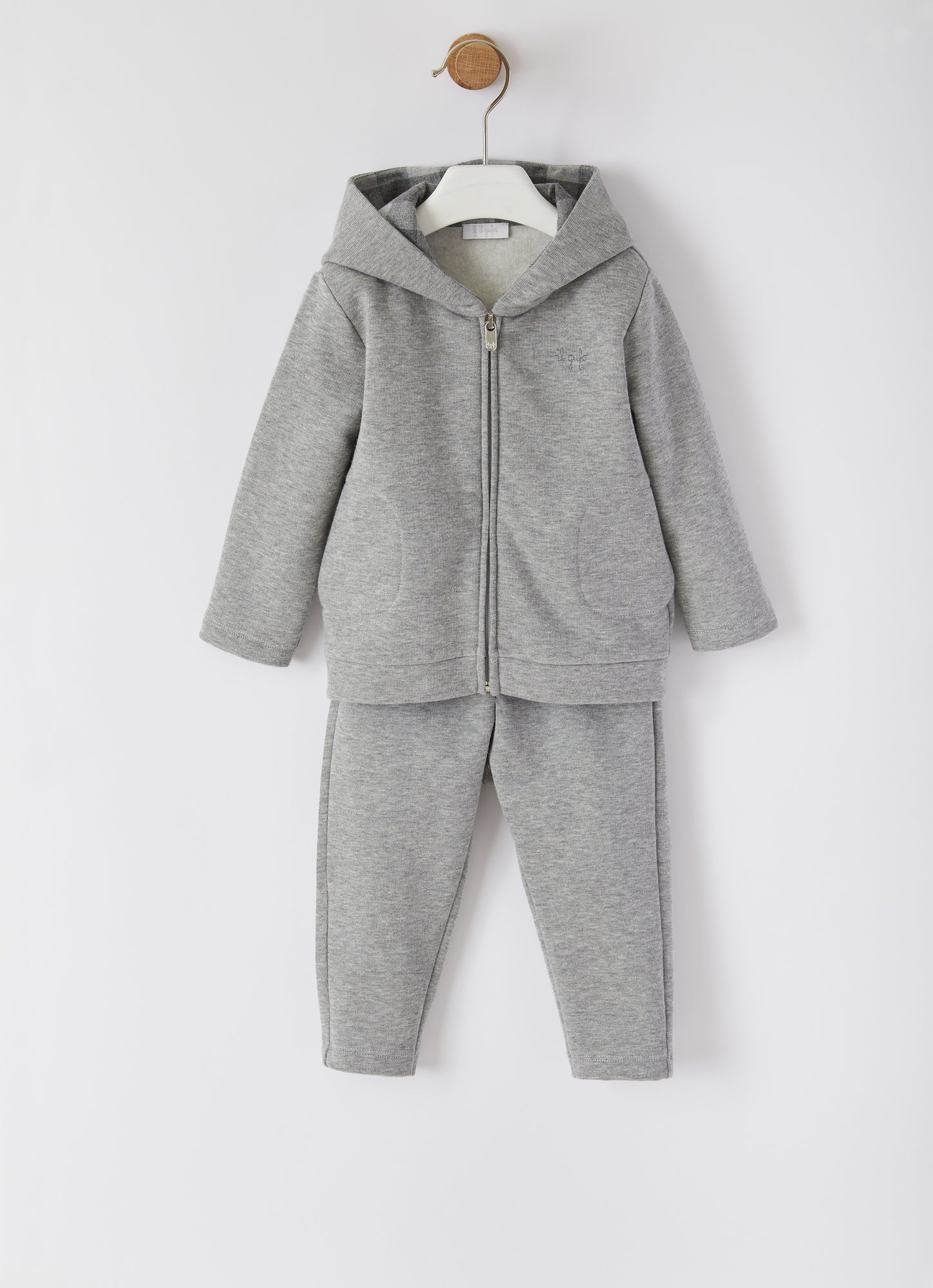 Fleece Two-Piece Suit | Grigio/Brina