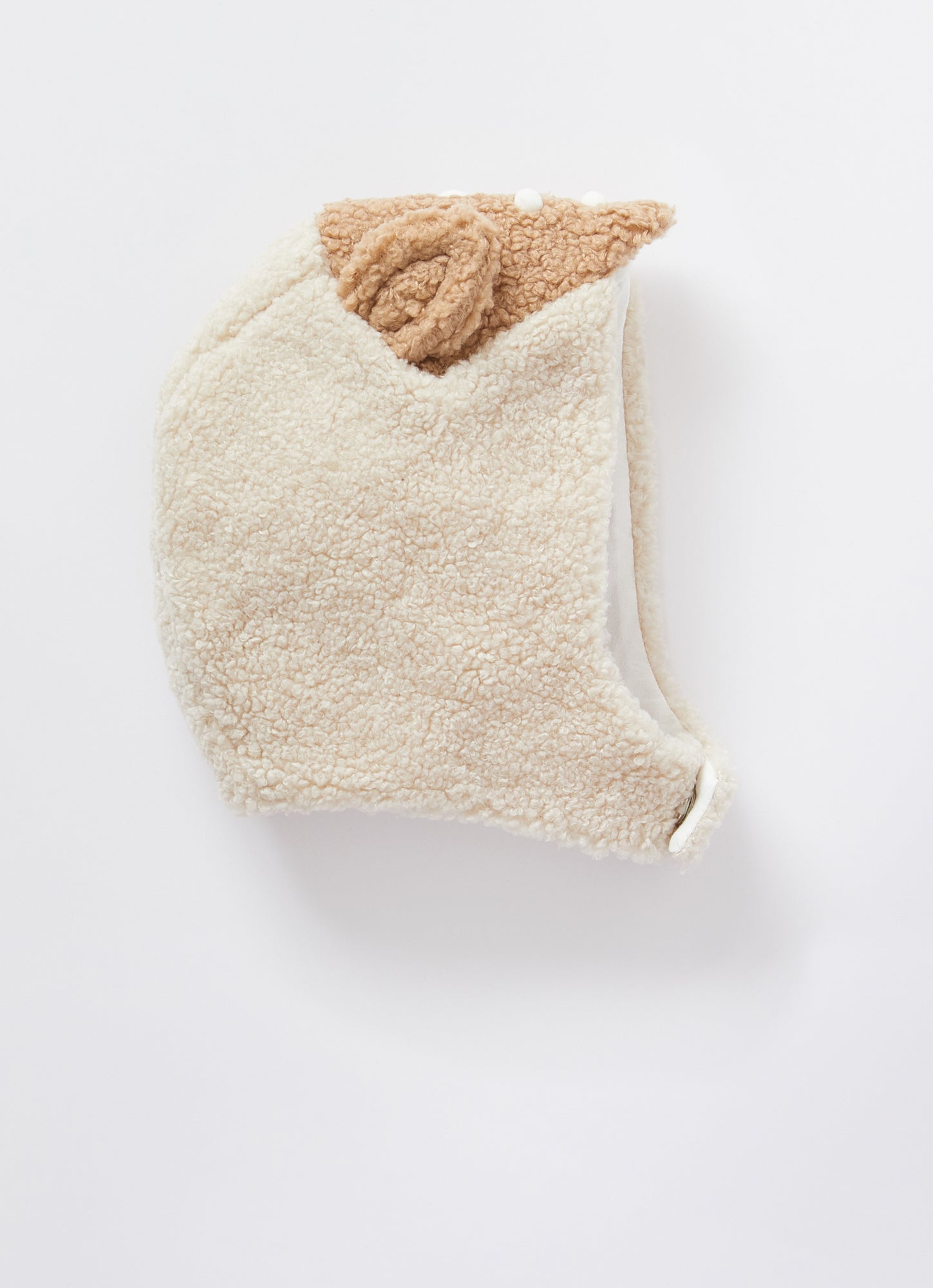 Teddy Hat with Fawn | Naturale/Crusca