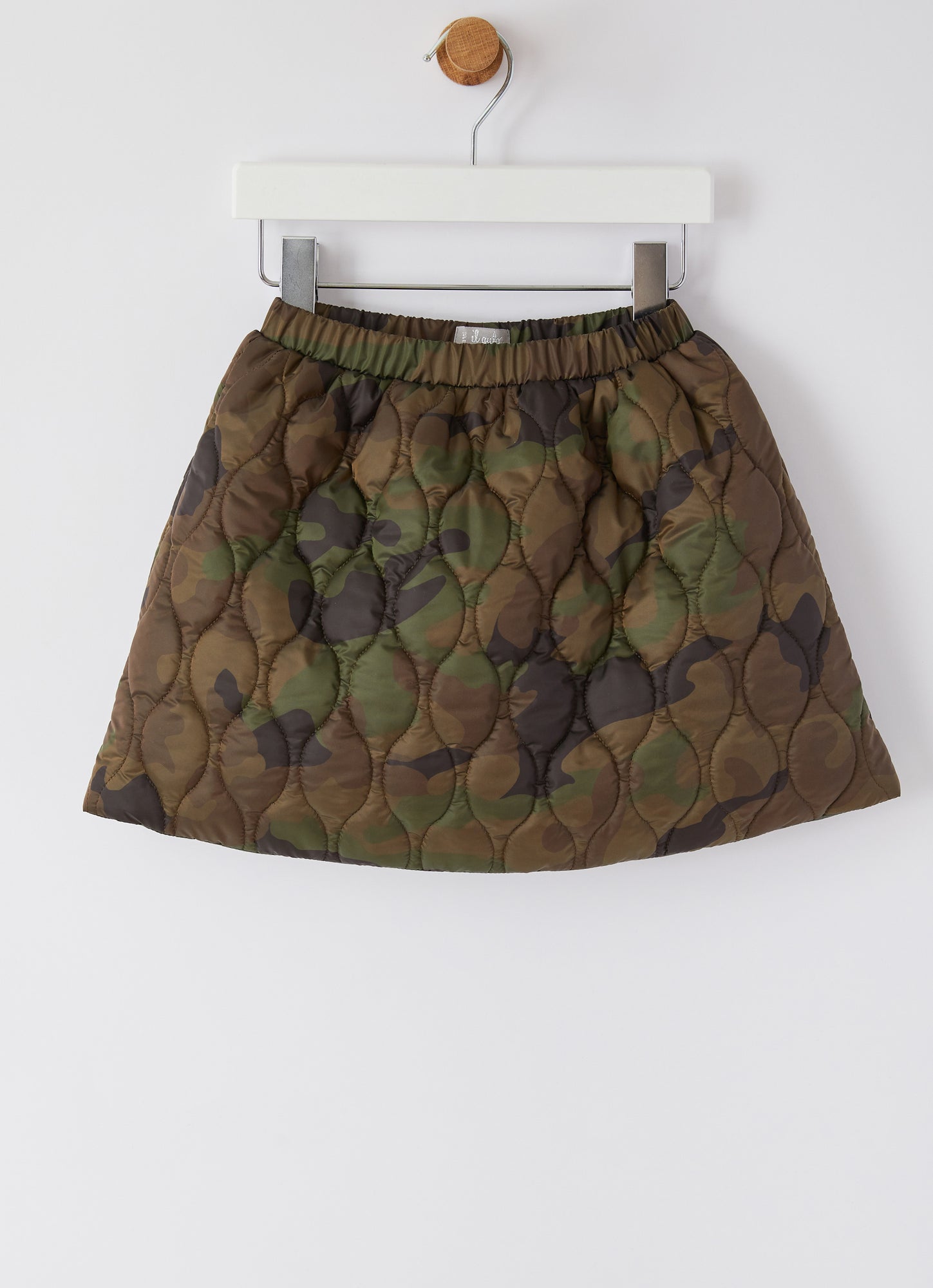 Camouflage Nylon Skirt | Verde Mimetico
