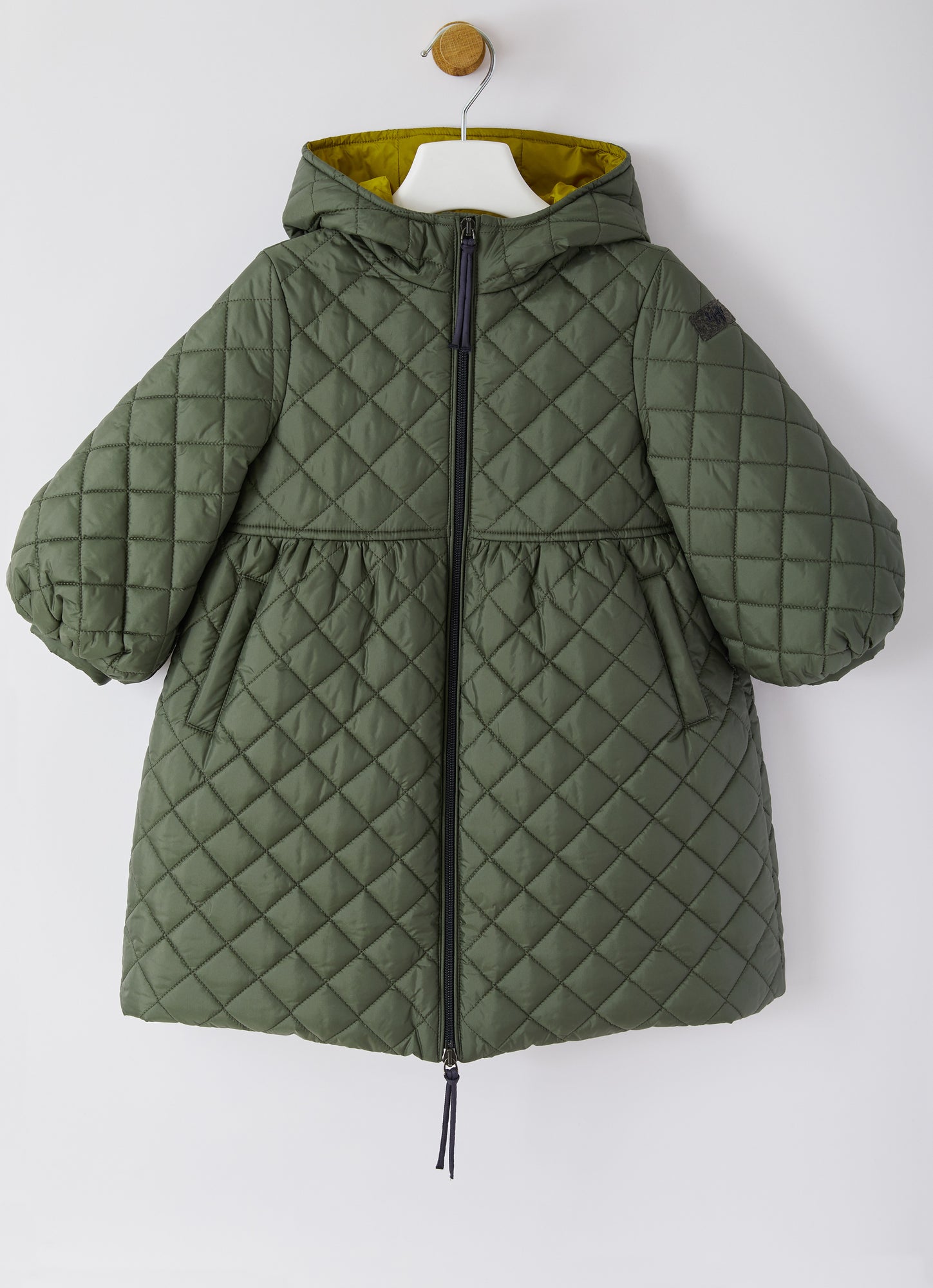 Quilted Coat | Abete Argenteo/Lichene