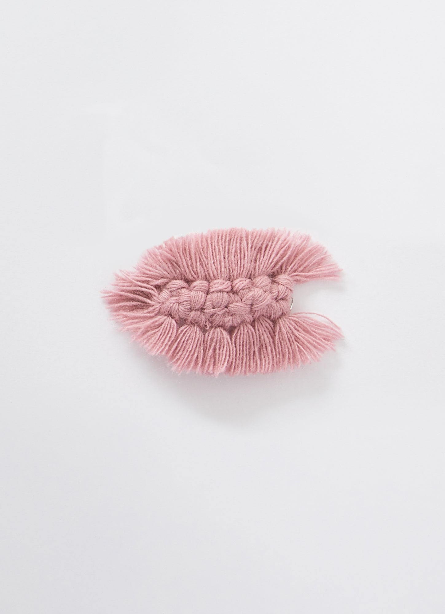 Hair Clip with Woven Wool Motif | Rosa Erica