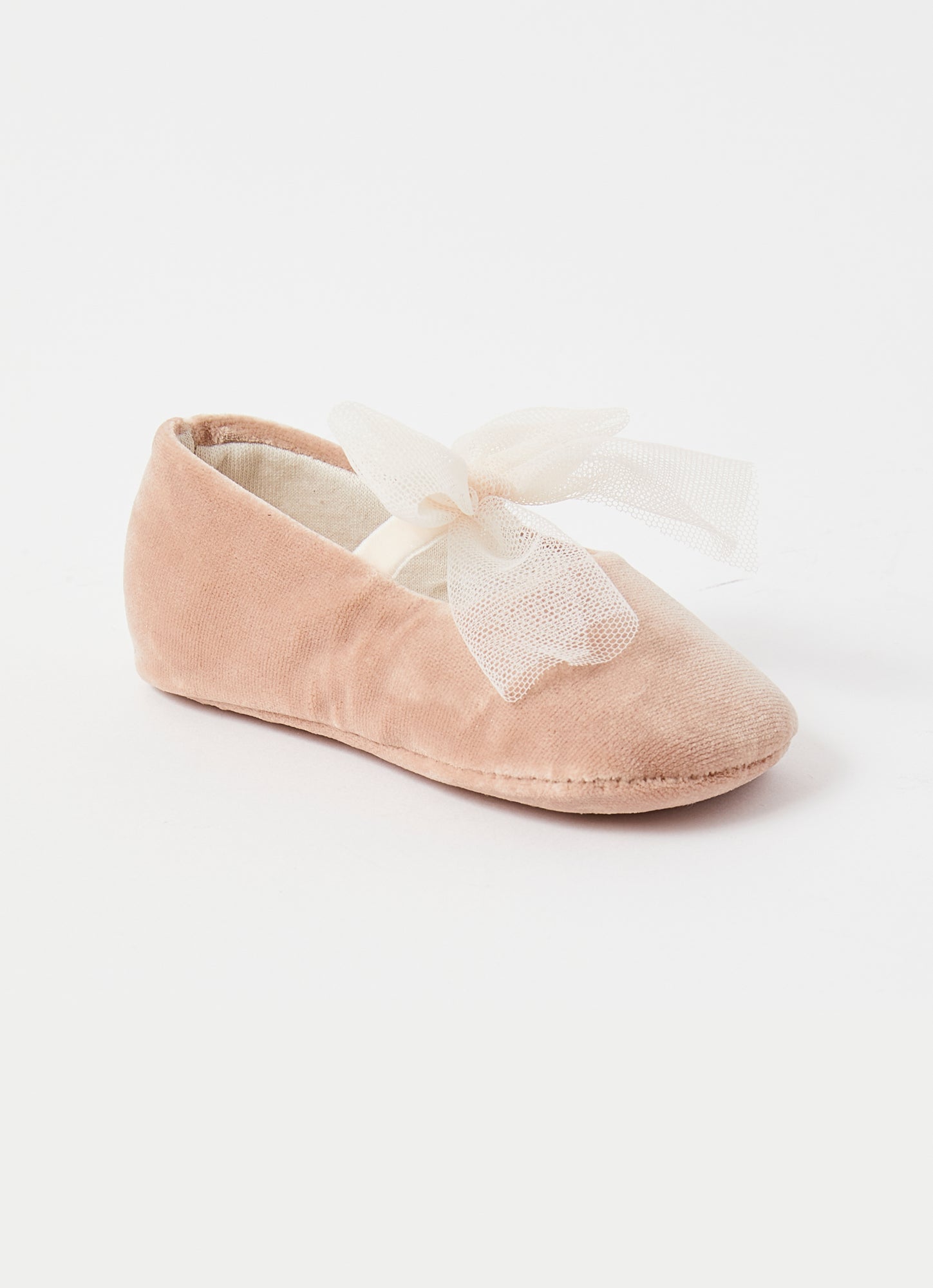 Velvet Shoes with Bow | Himalaya