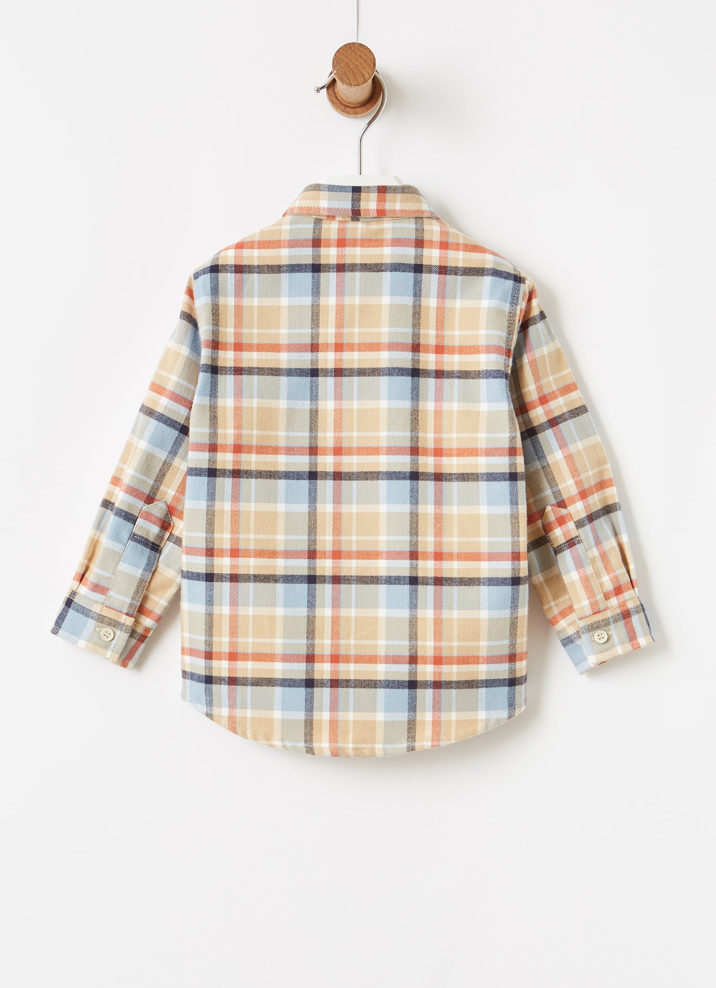 Check Regular Fit Shirt | Camel