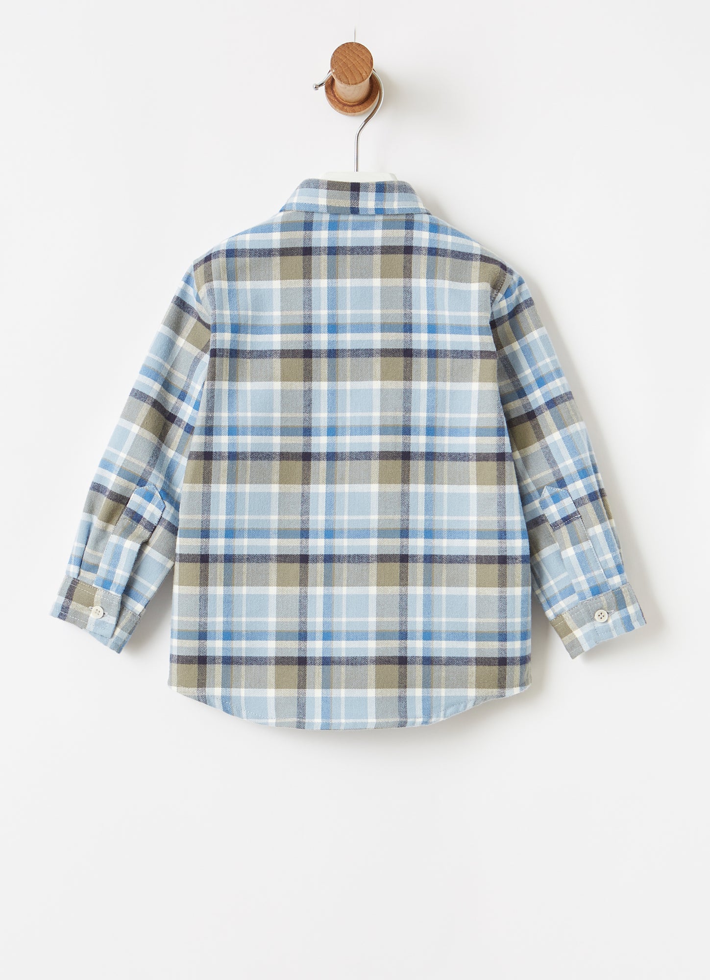 Check Regular Fit Shirt | Powder Blue