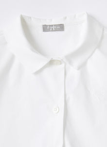 Girls Regular Fit Blouse | White