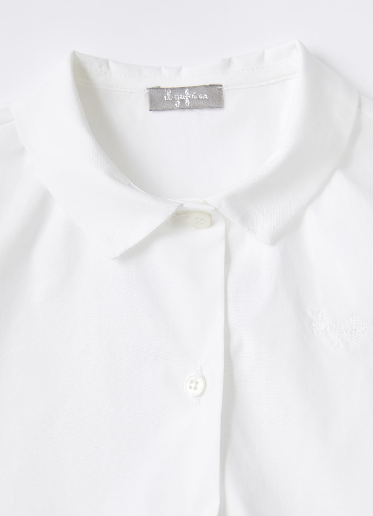 Girls Regular Fit Blouse | White