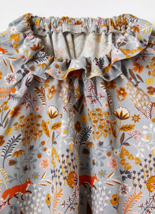 Fox Patterned Blouse | Grigio Artico