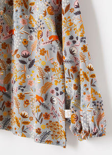 Fox Patterned Blouse | Grigio Artico