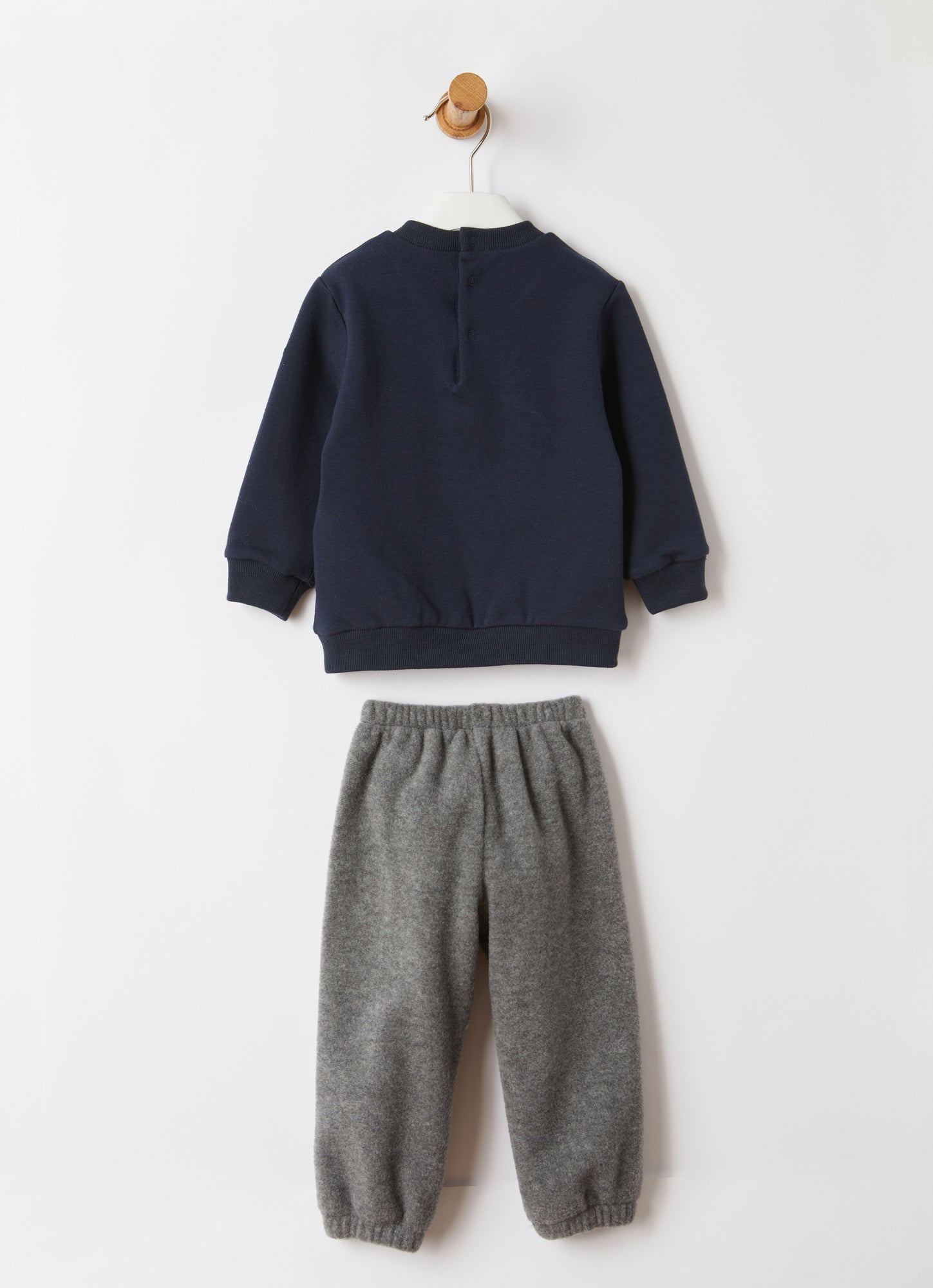 Penguin Two-Piece Set | Blue/Grigio Scuro