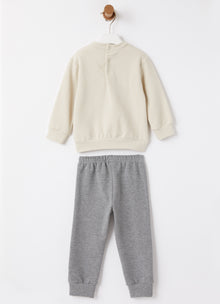 Hedgehog Two-Piece Set | Sesamo/Acciaio