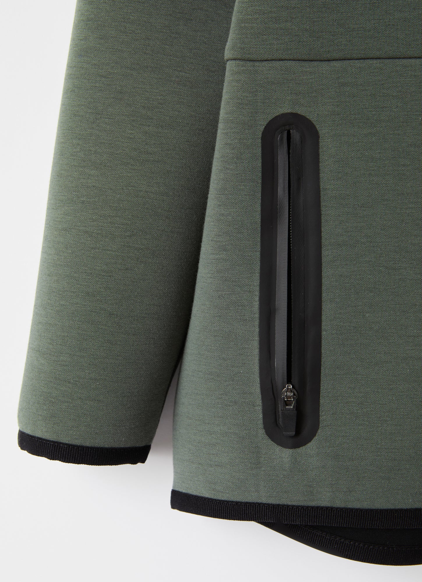 Hooded Bonded Jacket | Fir Green/Black