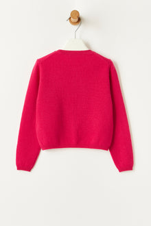 Cashmere Cardigan | Fuchsia
