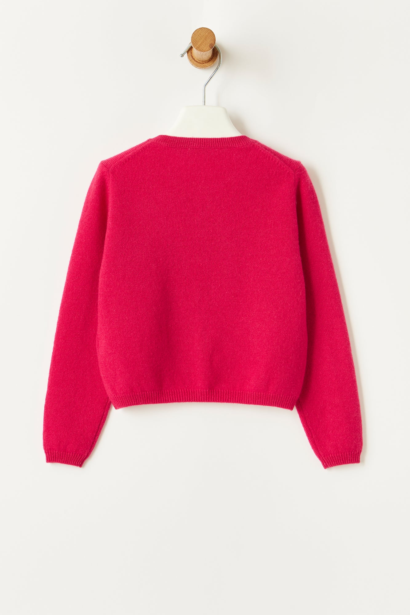 Cashmere Cardigan | Fuchsia