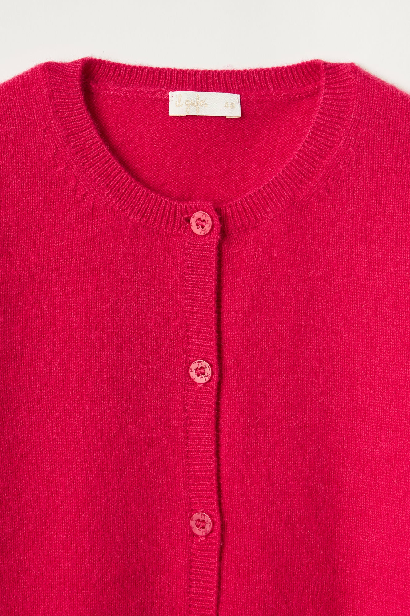 Cashmere Cardigan | Fuchsia