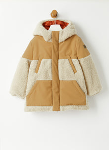 Two-Material Winter Jacket with Eco-Friendly Padding | Castoro/Naturale